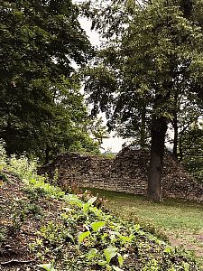 Zbytky gotických zdí z 15. století